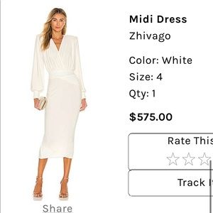 Zhivago MIDI White dress